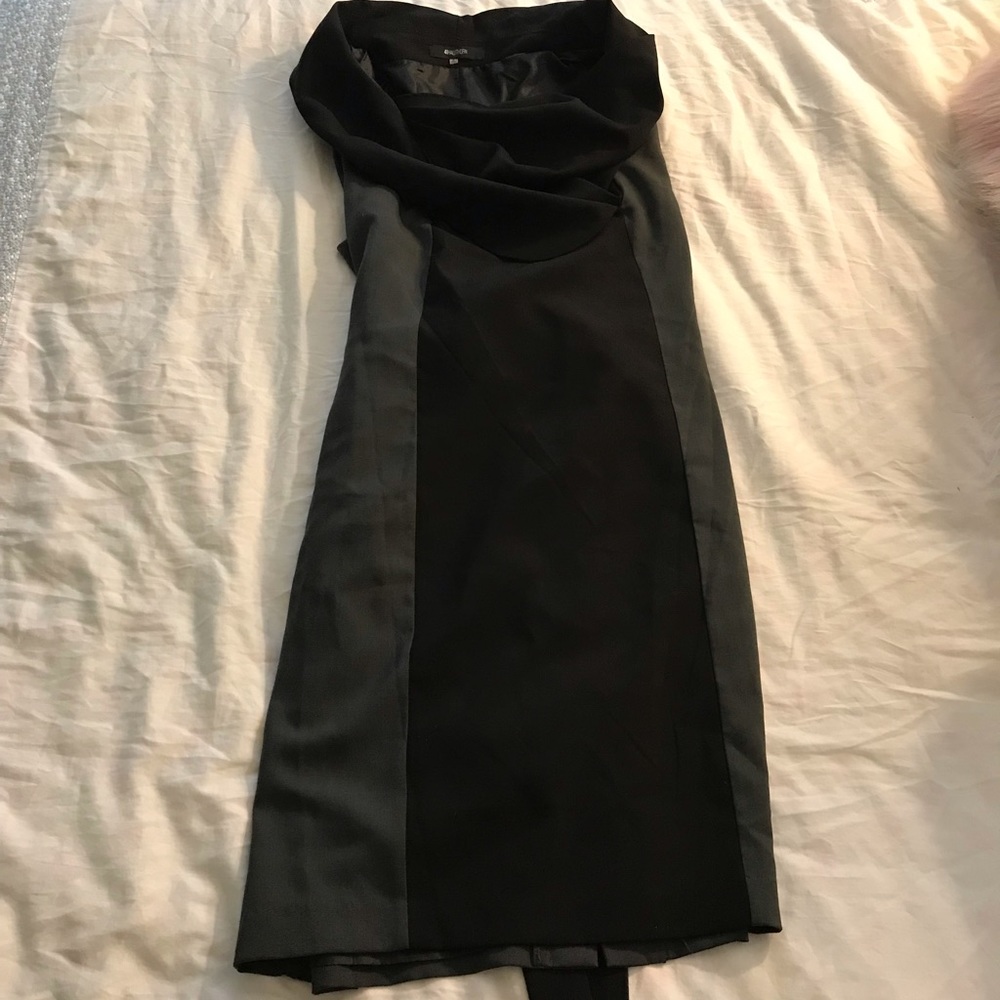 Black and grey dress